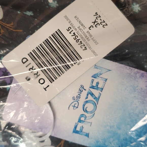 ❤️NWT VINTAGE TORRID DISNEY FROZEN SNOWMAN OLAF HARPER CHRISTMAS HOLIDAY PLUS - Picture 10 of 15